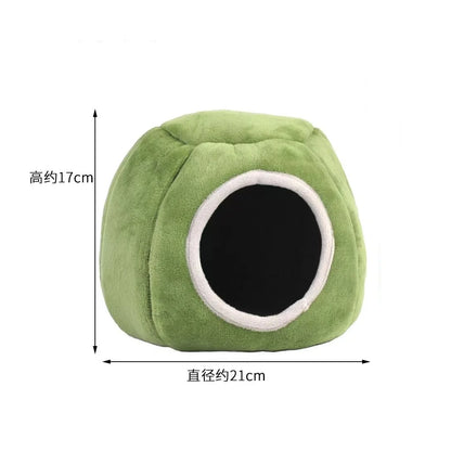 Pet House Hamster Bed Super Warm Guinea Pig Cage Accessories Cave Cozy Hideout for Hedgehog Bearded Rabbit Hedgehog Pets Items