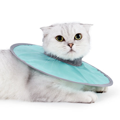Pet Cat Protective Collar Neck Recovery Cone Collar for Anti-Bite Lick Reusable Cat Dogs Health Medical Circle for Pet Supplies