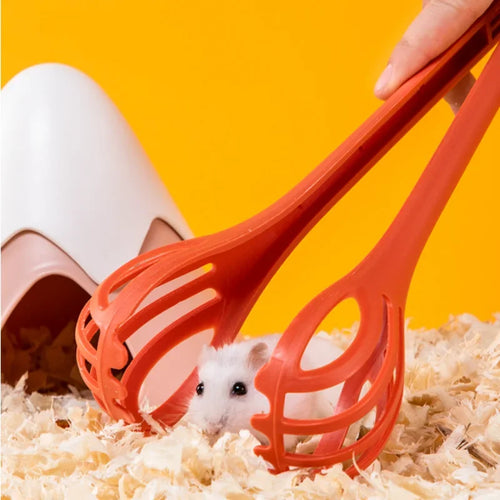 Hamster Clip Mousetrap Anti-Bite Long Handle Breathable Clip Small Animals Life Interactive Toys Rat Pet Clean Accessories