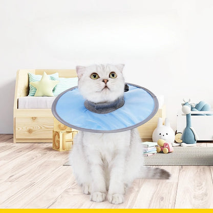 Pet Cat Protective Collar Neck Recovery Cone Collar for Anti-Bite Lick Reusable Cat Dogs Health Medical Circle for Pet Supplies
