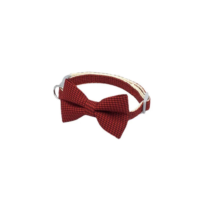 Pet Collar Adjustable Durable Cat Collars Cute Bow Kitten Necklace Soft Bell Puppy Lead Pet Product Cat Dog Accessories