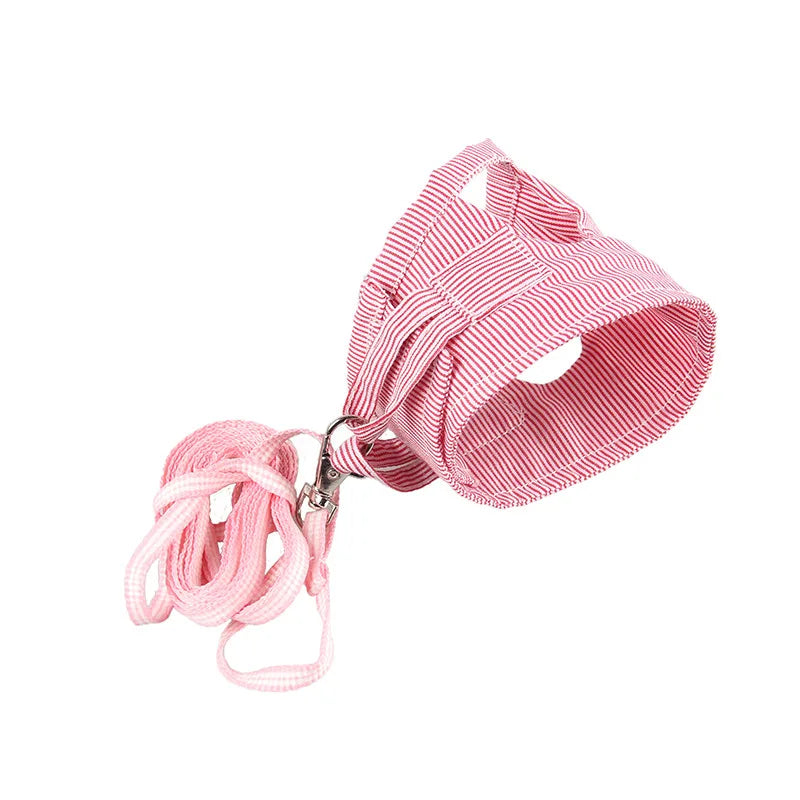 Small Pets Chest Strap Outdoor Traction Rope Adjustable Harness Vest For Hedgehog Chinchilla Dutch Guinea Pig Pet Supply