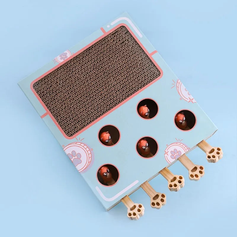 Cat Playing Toy Hamster Machine Kitten Games Teasing Interactive Toys Hunting Scratching Bite Accessories Pet Cat Supplies