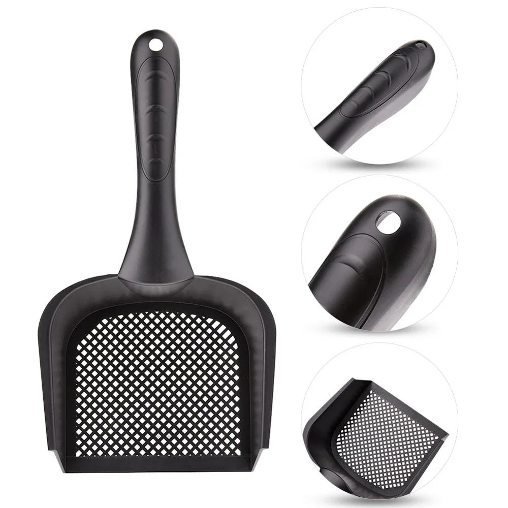Portable Indoor Sand Shovels Durable Plastic Practical Cleaning Cat Pet Litter Scoop Shovel Pets Supplies Large Scooper