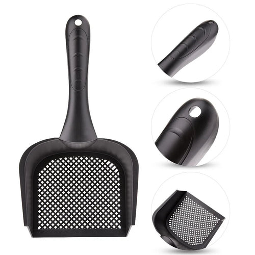 Portable Indoor Sand Shovels Durable Plastic Practical Cleaning Cat Pet Litter Scoop Shovel Pets Supplies Large Scooper