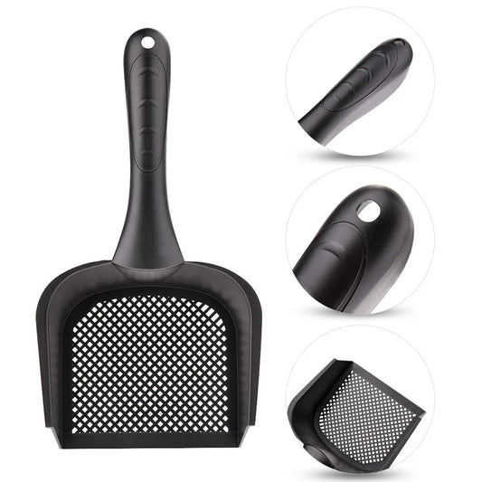 Portable Indoor Sand Shovels Durable Plastic Practical Cleaning Cat Pet Litter Scoop Shovel Pets Supplies Large Scooper