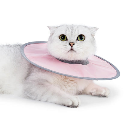 Pet Cat Protective Collar Neck Recovery Cone Collar for Anti-Bite Lick Reusable Cat Dogs Health Medical Circle for Pet Supplies