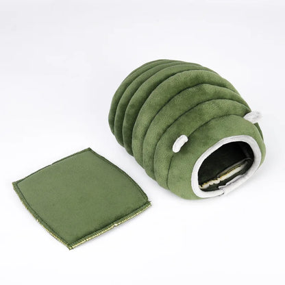 Pet House Hamster Bed Super Warm Guinea Pig Cage Accessories Cave Cozy Hideout for Hedgehog Bearded Rabbit Hedgehog Pets Items