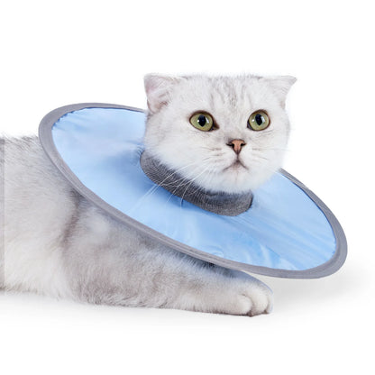 Pet Cat Protective Collar Neck Recovery Cone Collar for Anti-Bite Lick Reusable Cat Dogs Health Medical Circle for Pet Supplies