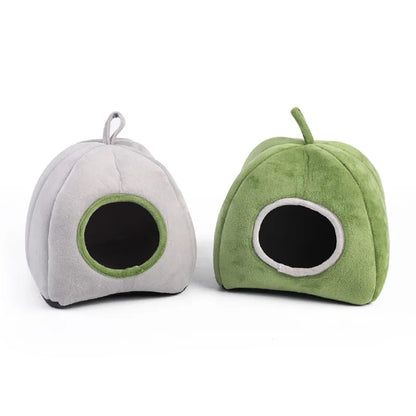 Pet House Hamster Bed Super Warm Guinea Pig Cage Accessories Cave Cozy Hideout for Hedgehog Bearded Rabbit Hedgehog Pets Items