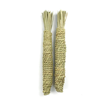 Rabbit Chew Toys Grass Woven Natural Rabbit Chew Carrot Rabbit Chew Sticks Small Animals Grinding Teeth Supplies Carrot Toys
