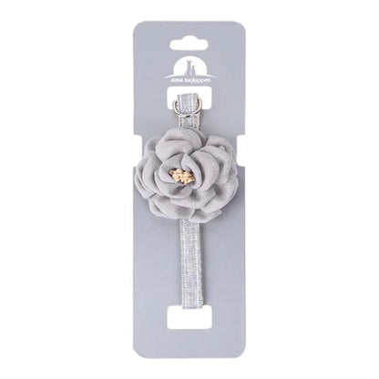 Pet Collars New Cat Camellia Flower Cat Collars Cute Princess's Birthday Adjustable Dog Dressing Tool Pet Accessories Supplies