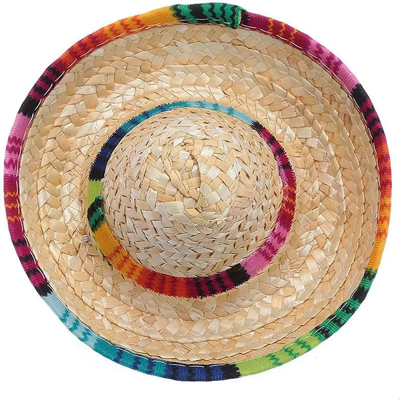 Summer Pet Cat Hat Adjustable Breathable Fashionable Cat and Dog Sun Protection Decoration Design Hat Party Supplies